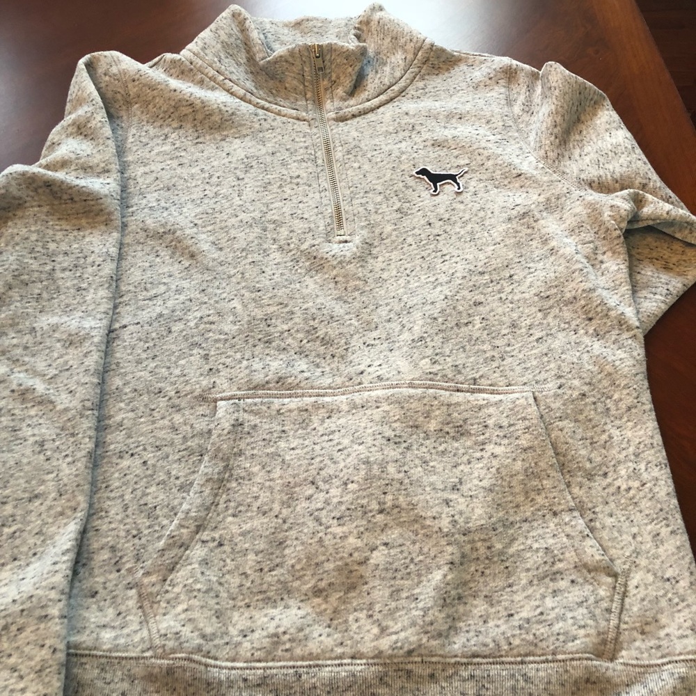 PINK Women’s 3/4 Zip Sweatshirt- Size S